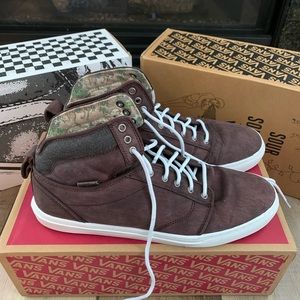 Vans SK8 Hi Men Size 11.5 Brown Reissue Desert Cowboy Tortoise